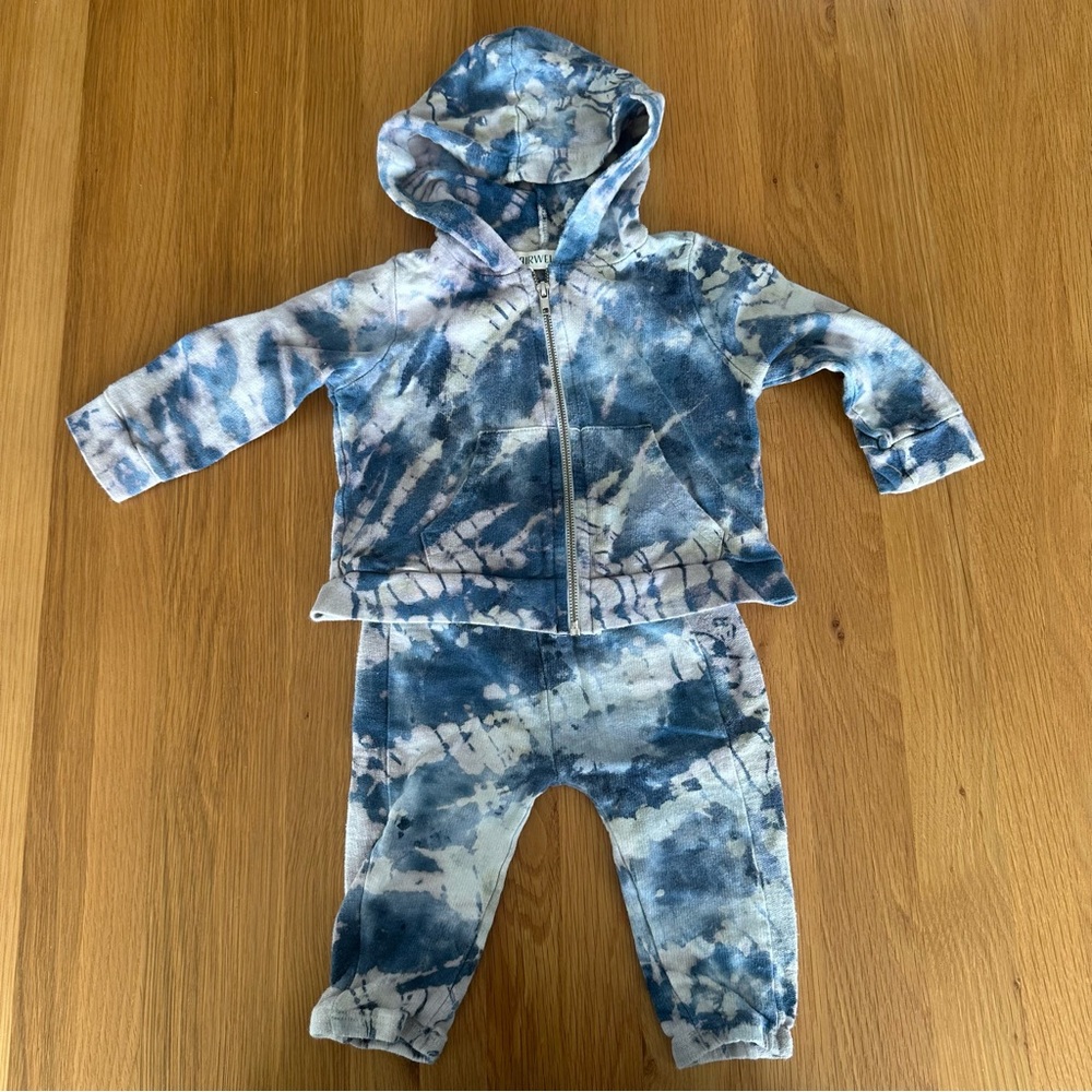 Fairwell Blue and Cream Baby Outfit